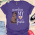 Pardon my frenchie - V3 - Brown Shy Innocent T-Shirt